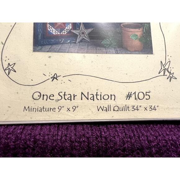 quilt pattern flag farm miniatures wall quilt #105 - Picture 3 of 6